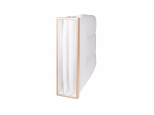 Picture of Unifil KA5-915-H-3T Taschenfilter, Holzrahmen, 287x897x450, ISO coarse 80% / M5, Art.Nr. 101321
