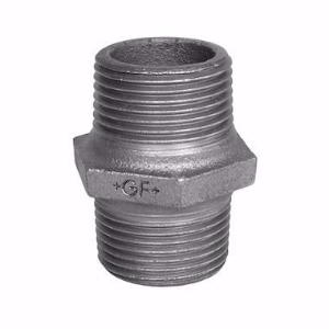Picture of +GF+ 280 Doppelnippel, reduziert, ISO/EN N8, Dimension ″: 1/2", Art.Nr.: 770280104