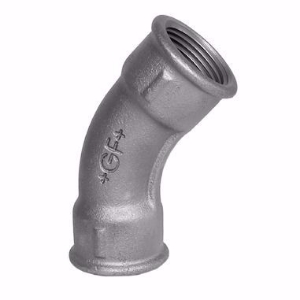 Picture of +GF+ 41 Bogen 45°, lang, ISO/EN G1/45°, Dimension ″: 3", Art.Nr.: 770041211