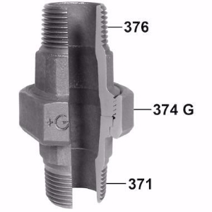 Picture of +GF+ 336 Verschraubung, flach dichtend, Dimension ″: 3/4", Art.Nr.: 770336205