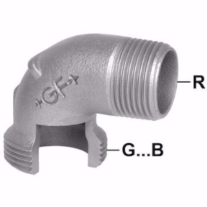 Bild von GF-JRG Einschraubteil zu Figur 100 100T -3/4" schwarz , Art.Nr. : 770600105