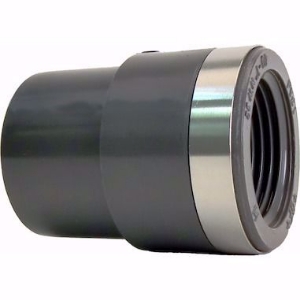 Picture of +GF+ Reduktionsnippel PVC-U metrisch Rp, Grösse: 25‑ 1/2", Art.Nr.: 721910437