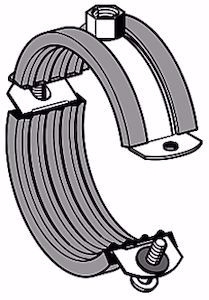 Picture of Sikla Schraubrohrschelle SRS mit Einlage M8 40- 45 A4 , Art.Nr. : 170745