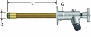 Picture of Nussbaum 40064 Einsatz mit Auslaufgehäuse mit Metall-Handrad, Grösse: 100, Art.Nr. 40064.70