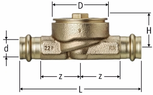 Picture of Nussbaum 82018 Optipress-Aquaplus-Rohbauset für Messkapsel Koax, Grösse: 22, Art.Nr. 82018.24