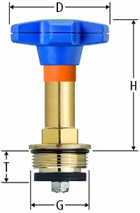 Picture of Nussbaum  95300 Easy-Top-Oberteil zu Schrägsitzventilen und Batterieventilen, Grösse: 1¼, Art.Nr. 95300.07