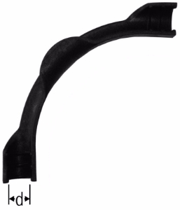 Picture of Nussbaum  87077 Rohrführungsbogen passend zu Optiflex-Rohren, Grösse: 25, Art.Nr. 87077.23