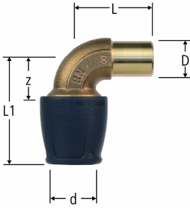Picture of Nussbaum  85147 Optiflex-Profix-Bogen auf Optipress-Aquaplus, mit Einsteckende, Grösse: 22 x 25, Art.Nr. 85147.25