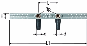 Picture of Nussbaum  84212 Optiflex-Flowpress-Anschluss-Set für Bad und Dusche, Grösse: 16, Art.Nr. 84212.21