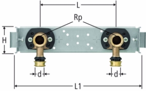 Picture of Nussbaum  84222 Optiflex-Flowpress-GIS-Modul für Bad und Dusche, Grösse: 16, Art.Nr. 84222.21