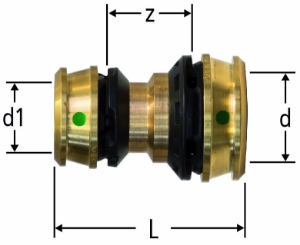 Picture of Nussbaum  84236 Optiflex-Flowpress-Kupplung, Grösse: 32 x 25, Art.Nr. 84236.29