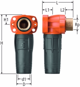 Picture of Nussbaum  85205 Optiflex-Profix-Dose lang, Grösse: ¾ x 20, Art.Nr. 85205.23