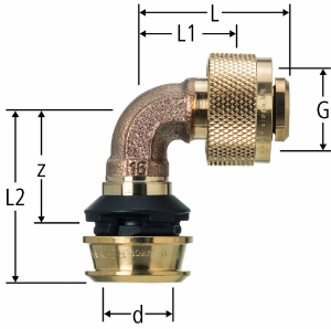 Picture of Nussbaum  84271 Optiflex-Flowpress-Bogen auf Masterfix-Anschluss ½, Grösse: 16, Art.Nr. 84271.21