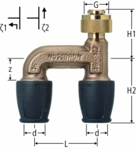 Picture of Nussbaum  85273 Optiflex-Profix-Verteilstück auf Masterfix-Anschluss ½, Grösse: 16, Art.Nr. 85273.21