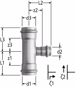 Picture of Nussbaum  80010 Optipress-Aquaplus-T-Stück, Grösse: 15, Art.Nr. 80010.22