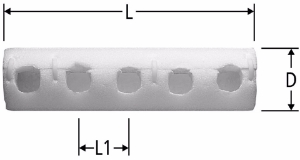 Picture of Nussbaum  86021 Isolation zu Optiflex-Verteiler gekröpft, Grösse: ¾, Art.Nr. 86021.21