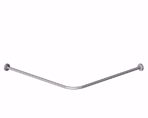 Picture of Bodenschatz - Duschenvorhangstange BODENSCHATZ, 150 x 70 cm, L-förmig , Art.Nr. :  BA90VC015