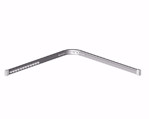 Picture of Bodenschatz - Duschenvorhangschiene BODENSCHATZ, 180 x 80 cm, L-förmig , Art.Nr. :  BA91WS019