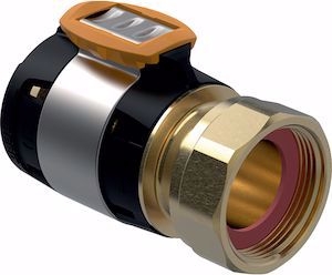 Picture of Geberit FlowFit Übergang mit Überwurfmutter d63mm, G2 1/2", Art.Nr. :620.646.00.1