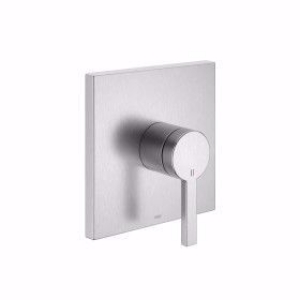 Picture of KWC AVA E Dusche brushed steel Fertigmontageset mit Funktionseinheit, brushed steel, 1Abgang,BlueBox, Art.Nr. : 21.454.500.177