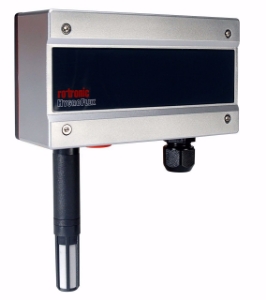 Picture of Rotronic HF4-Messumformer mit integriertem Fühler, Wandmodell, 3-Leiter, ohne Display, Speisung 18…40 VDC / 13…28 VAC, Ausgabe: 0…10V, Skalierung: 0…50°C & 0…100% rF, Art.Nr. :HF432-WB1XX1XX