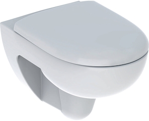 Picture of Geberit Renova Wand-WC Tiefspüler, Rimfree, mit WC-Sitz weiss, 35.5x34x54cm, Art.Nr. : 500.801.00.1