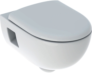 Picture of Geberit Renova Wand-WC Tiefspüler, Rimfree, mit WC-Sitz weiss, 36x33x53cm, Art.Nr. : 500.800.00.1