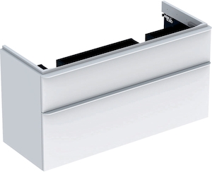 Picture of Geberit Smyle Square Unterschrank für Doppelwaschtisch hochglänzend weiss, 120x61.7cm, Art.Nr. : 500.356.00.1