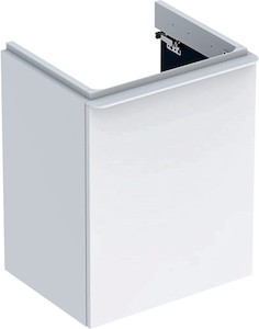Picture of Geberit Smyle Square Unterschrank für Handwaschtisch hochglänzend weiss, 45x61.7cm, links, Art.Nr. : 500.351.00.1
