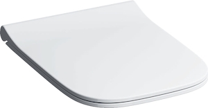 Picture of Geberit Smyle Square WC-Sitz Sandwich mit Absenkautomatik weiss, 45x35.5cm, Befestigung oben, Art.Nr. : 500.240.01.1
