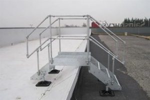 Picture of Alixo - 4-STEP STEPOVER - PLATTFORM 1000MM, HANDLAUF INKLUSIF, Art.Nr. :ALX-0004-000