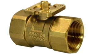 Picture of Siemens Durchgangs-Kugelhahn, Innengewinde, PN40, DN32, kvs 16, Art.Nr.: VAI61.32-16
