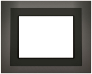 Picture of Siemens Designrahmen für Touch-Panel UP 588/..3, Glas schwarz, Art.Nr.: 5WG1588-8AB14