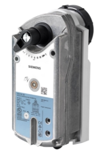 Picture of Siemens Elektromotorischer Drehantrieb mit Federrücklauf für Kugelhähne, AC/DC 24 V, DC 0...10 V, 7 Nm, 90/1, Art.Nr.: GMA161.9E