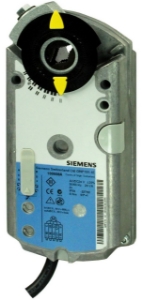 Picture of Siemens Luftklappen-Drehantrieb, AC/DC 24 V, DC 0(2)...10 V / 0(4)...20 mA, 6 Nm, 2 s, mit elektronischer No, Art.Nr.: GNP191.1E