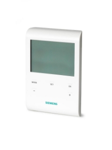 Picture of Siemens Raumthermostat mit Auto-Zeitschaltprogramm und LCD, Batterie, Art.Nr.: RDE100.1