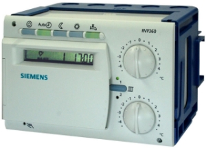 Bild von Siemens Heizungsregler für 2 Heizkreise und Brauchwasser, Art.Nr.: RVP360