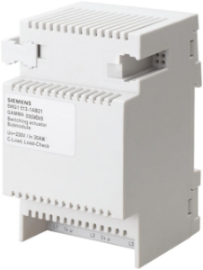 Picture of Siemens Schaltaktor Erweiterungsmodul, 3 x AC 230/400 V, 20 AX, C-Last, Last-Check, Art.Nr.: 5WG1513-1AB21