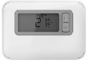 Picture of Honeywell Resideo - Raumthermostat T3, verdrahtet, mit Umschaltkontakt, Art.Nr. : T3H110A0050