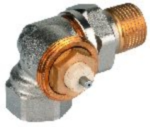 Picture of Honeywell Resideo - Thermostatventilkörper SX, Messing vernickelt, Winkel-Eck links, 3/8", Art.Nr. : V2020LSX10