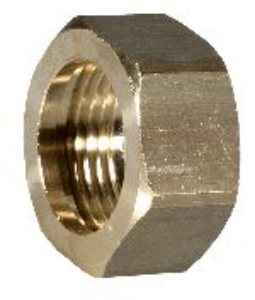 Picture of Honeywell Resideo - Überwurfmutter VA5000B Messing, vernickelt 3/8 ", Art.Nr. : VA5000B010