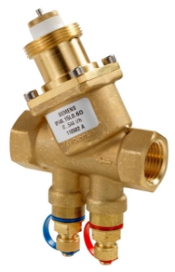 Picture of Siemens Kombiventil, Innengewinde, PN25, DN15, 100…575 l/h, Druckmesspunkte, Art.Nr.: VPI46.15L0.6Q