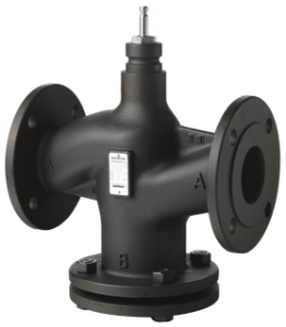Picture of Siemens Durchgangsventil, Flansch, PN16, DN125, kvs 220, druckkompensiert, Art.Nr.: VVF43.125-220K