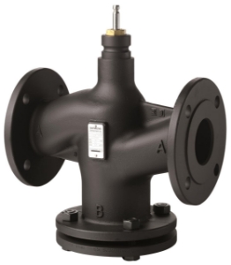 Picture of Siemens Durchgangsventil, Flansch, PN25, DN50, kvs 40, druckkompensiert, Art.Nr.: VVF53.50-40K