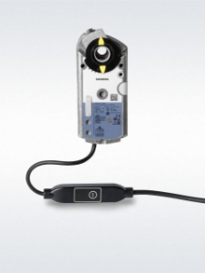 Picture of Siemens Luftklappen-Drehantrieb, AC/DC 24 V, Modbus RTU, 20 Nm, 150s ohne Federrücklauf, Art.Nr.: GEB161.1E/MO