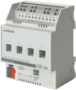 Picture of Siemens Schaltaktor 4 x AC 230 V, 10 AX, C-Last, Art.Nr.: 5WG1532-1DB31