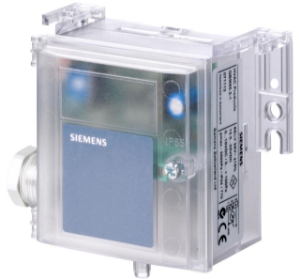 Bild von Siemens Luftkanaldruckdifferenzfühler, 0…100 Pa, DC 4…20 mA, Art.Nr.: QBM3120-1