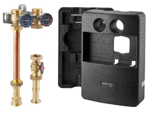 Picture of Oventrop - "Regumat S-180 plus" DN 32 mit PKH ungemischter HK mit universeller, modularer Wärmedämmung, Art.Nr. : 1355070
