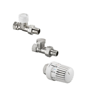 Picture of Oventrop - Thermostatventil-Set Durchgangsform, mit "AV9, Combi 2 und Uni LH", DN 10, Art.Nr. : 1683803