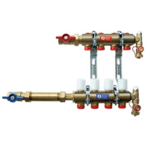 Picture of Giacomini KIT B Fussbodenheizungsverteiler, Fertigverteiler, 1"x3/4E /9, 1 Stk., Art.Nr. : KITBEY809